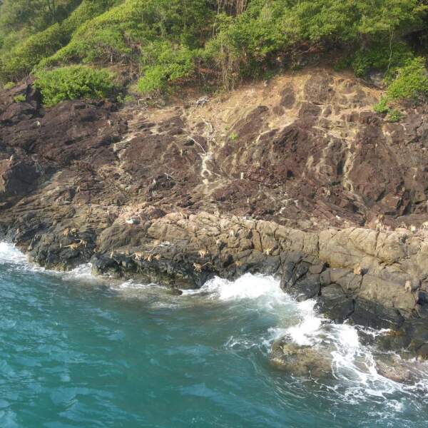 Motorradreisen Thailand Vang Vieng Landschaften Restaurant